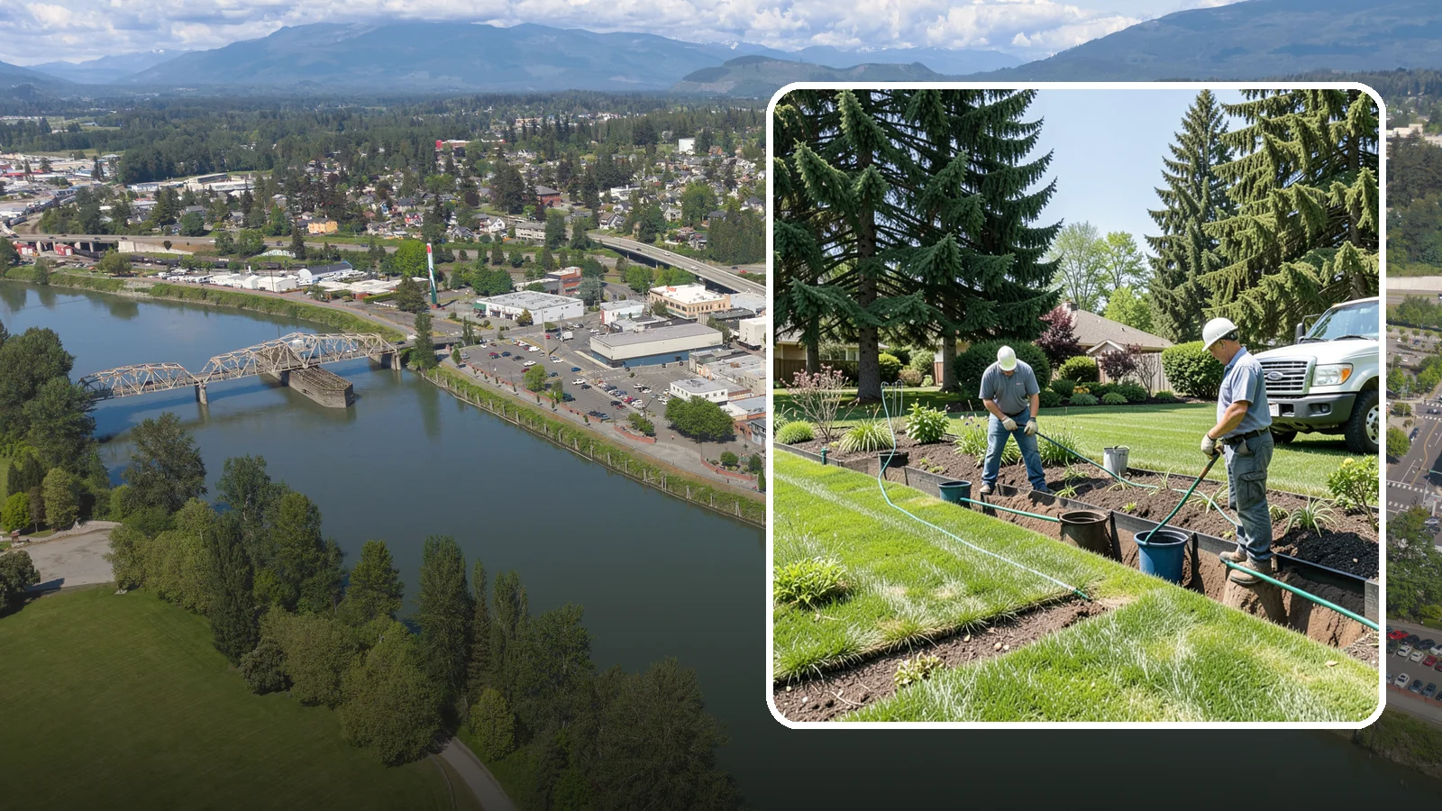 Catch Basin Installation in Mount Vernon, Skagit County, WA - Catch basins and yard drains installed to capture surface water and channel it safely away.