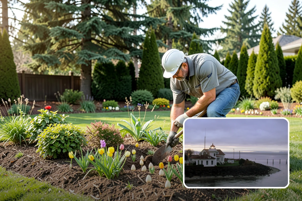 Catch Basin Installation in Mukilteo, Snohomish County, WA - Captures surface water at low spots