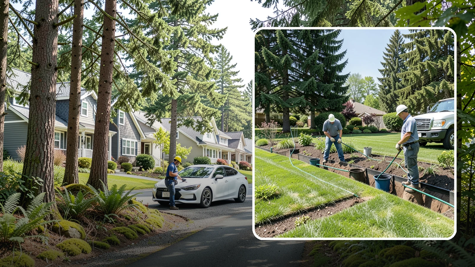 Catch Basin Installation in Normandy Park, King County, WA - Catch basins and yard drains installed to capture surface water and channel it safely away.