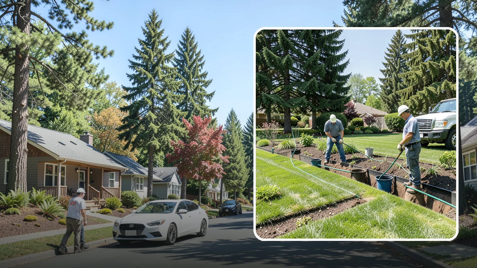Catch Basin Installation in Orting, Pierce County, WA - Catch basins and yard drains installed to capture surface water and channel it safely away.