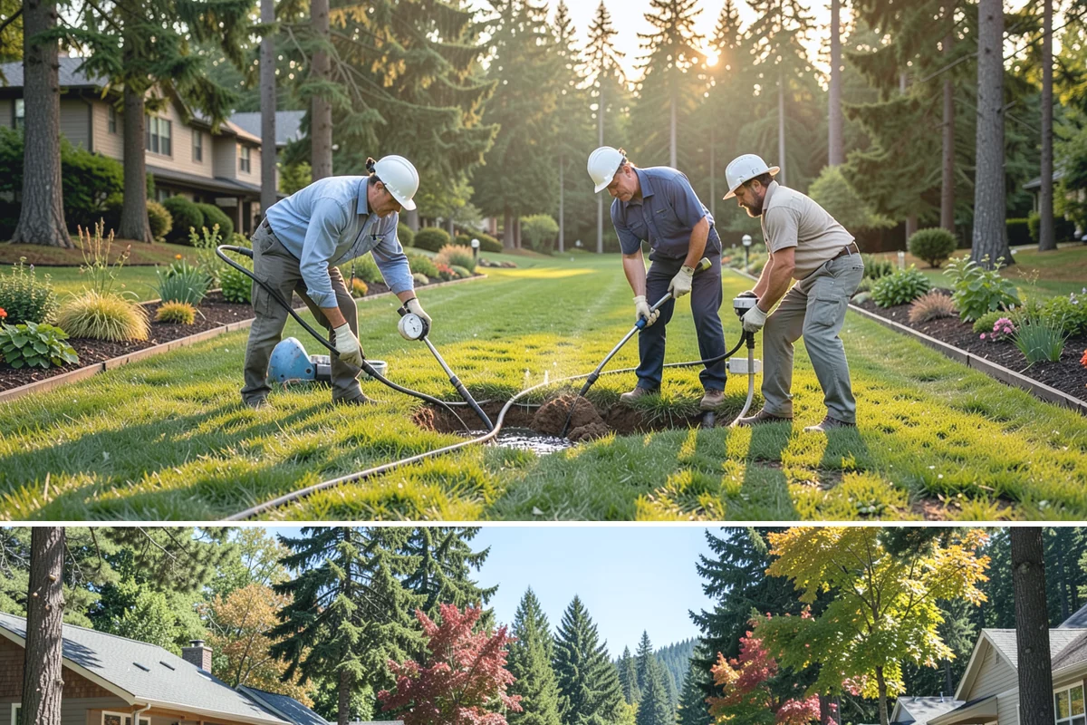 Catch Basin Installation in Orting, Pierce County, WA - Best installed in drier conditions.