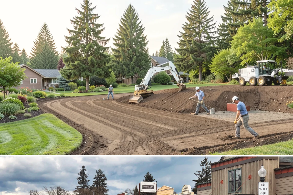 Catch Basin Installation in Roy, Pierce County, WA - Best installed in drier conditions.