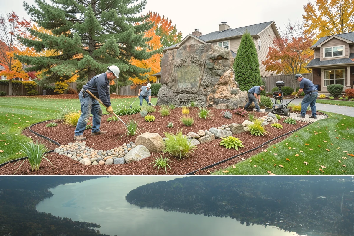 Catch Basin Installation in Sammamish, King County, WA - Best installed in drier conditions.
