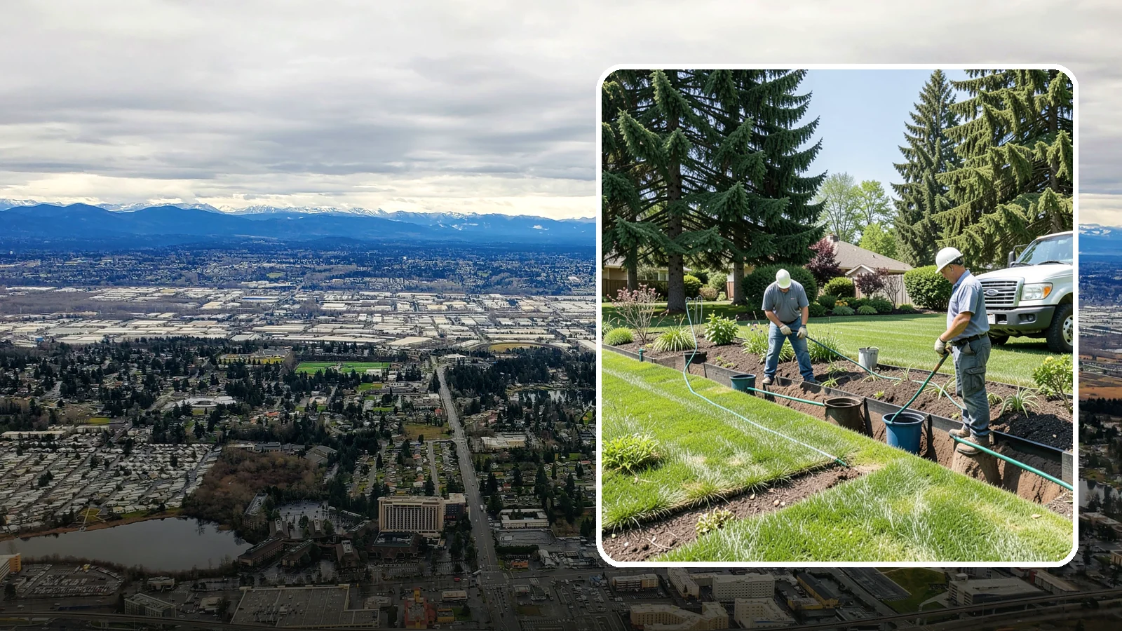 Catch Basin Installation in SeaTac, King County, WA - Catch basins and yard drains installed to capture surface water and channel it safely away.