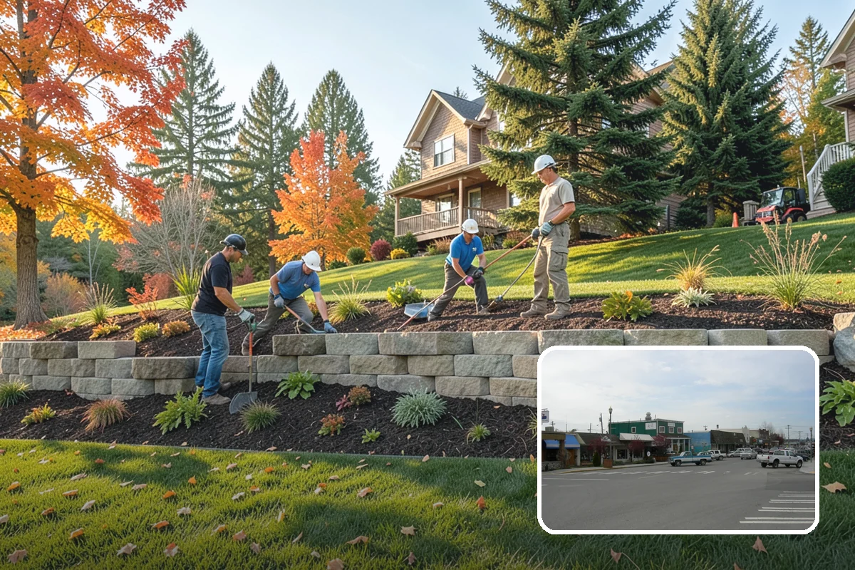Catch Basin Installation in Stanwood, Snohomish County, WA - Captures surface water at low spots