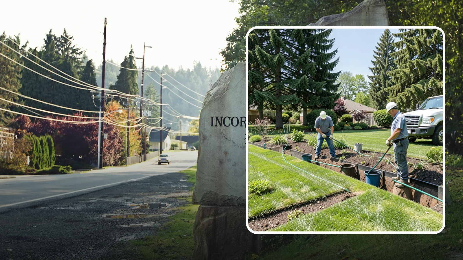 Catch Basin Installation in Wilkeson, Pierce County, WA - Catch basins and yard drains installed to capture surface water and channel it safely away.