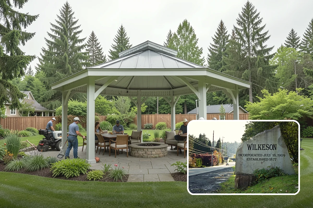 Catch Basin Installation in Wilkeson, Pierce County, WA - Captures surface water at low spots