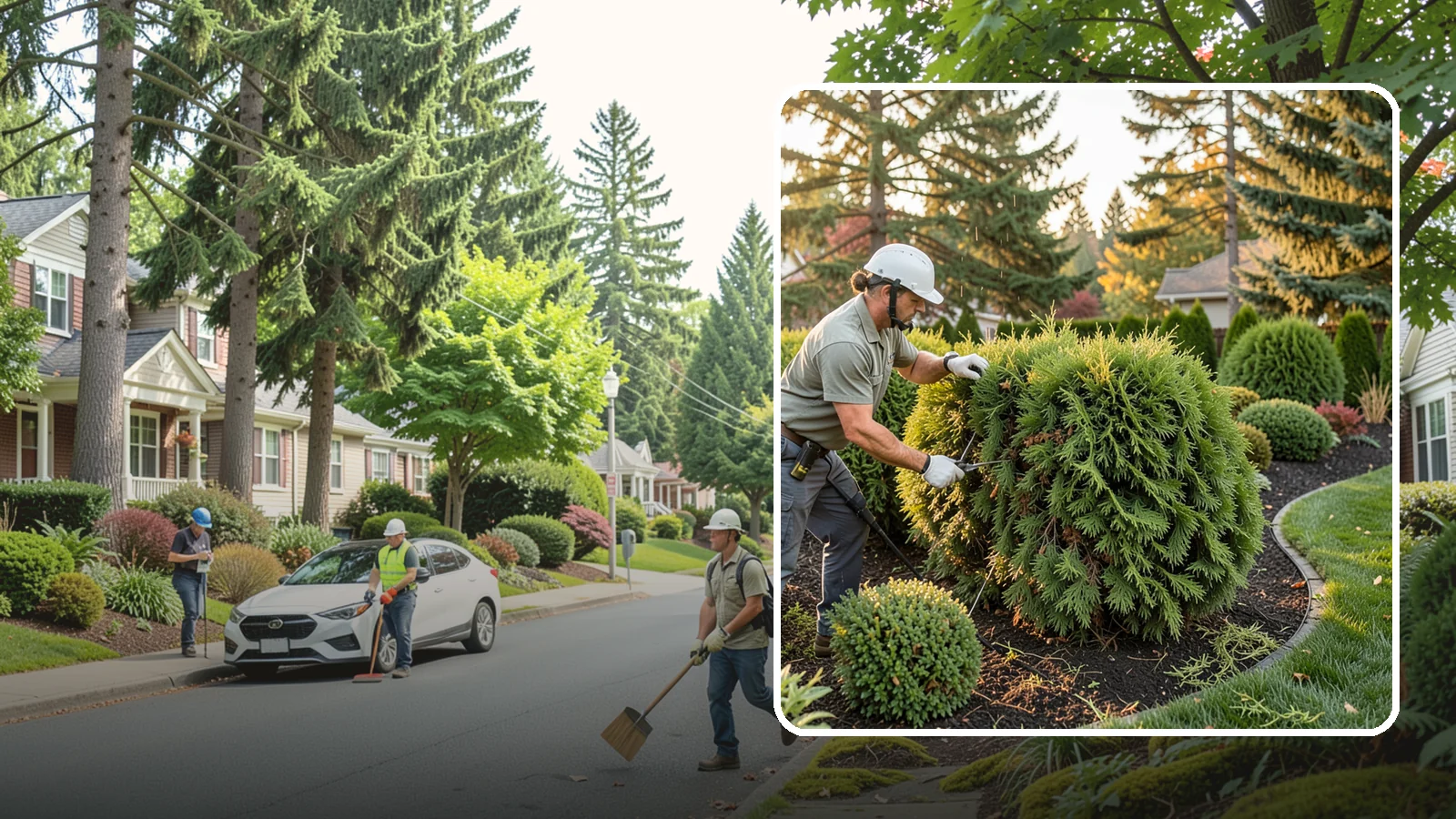 Cedar Hedge Trimming in Beaux Arts Village, King County, WA - Attentive cedar hedge trimming that keeps this Northwest-native evergreen dense, aromatic, and free of the brown gaps that never...