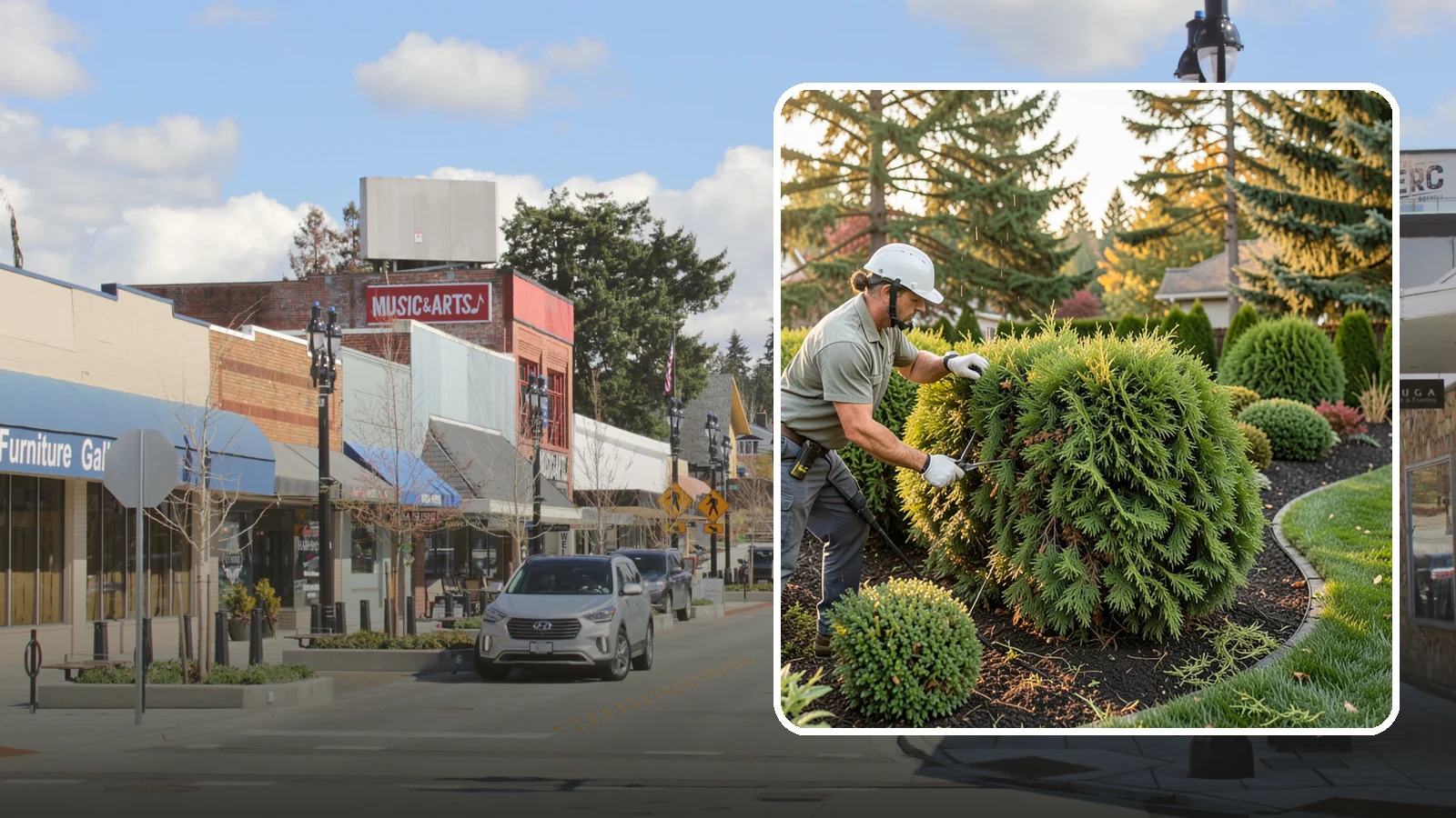 Cedar Hedge Trimming in Bothell, King County, WA - Attentive cedar hedge trimming that keeps this Northwest-native evergreen dense, aromatic, and free of the brown gaps that never...