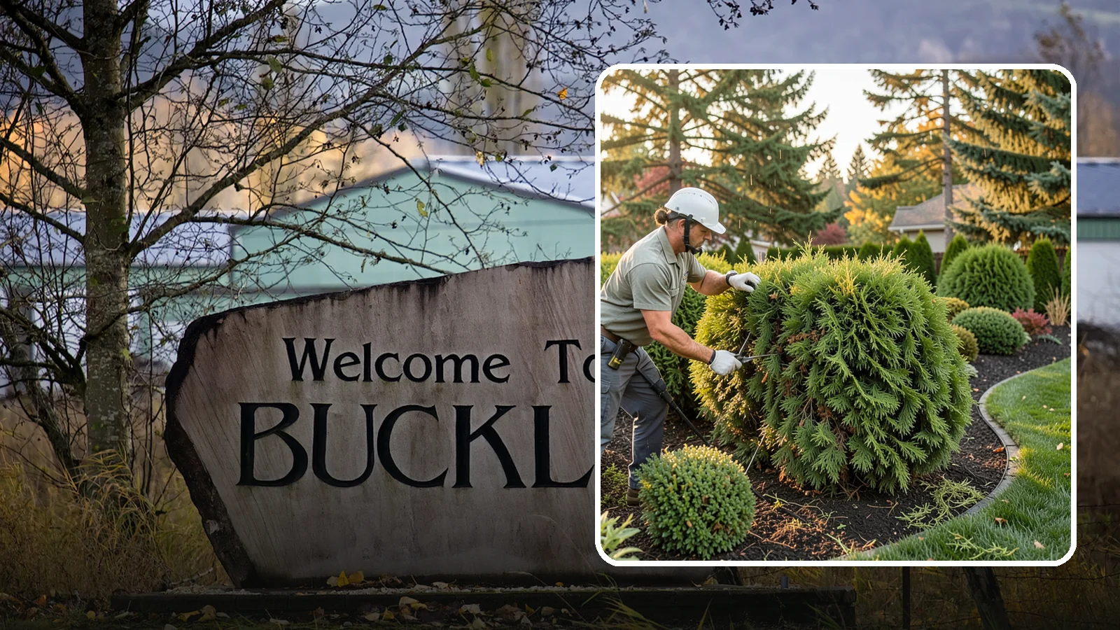 Cedar Hedge Trimming in Buckley, Pierce County, WA - Attentive cedar hedge trimming that keeps this Northwest-native evergreen dense, aromatic, and free of the brown gaps that never...