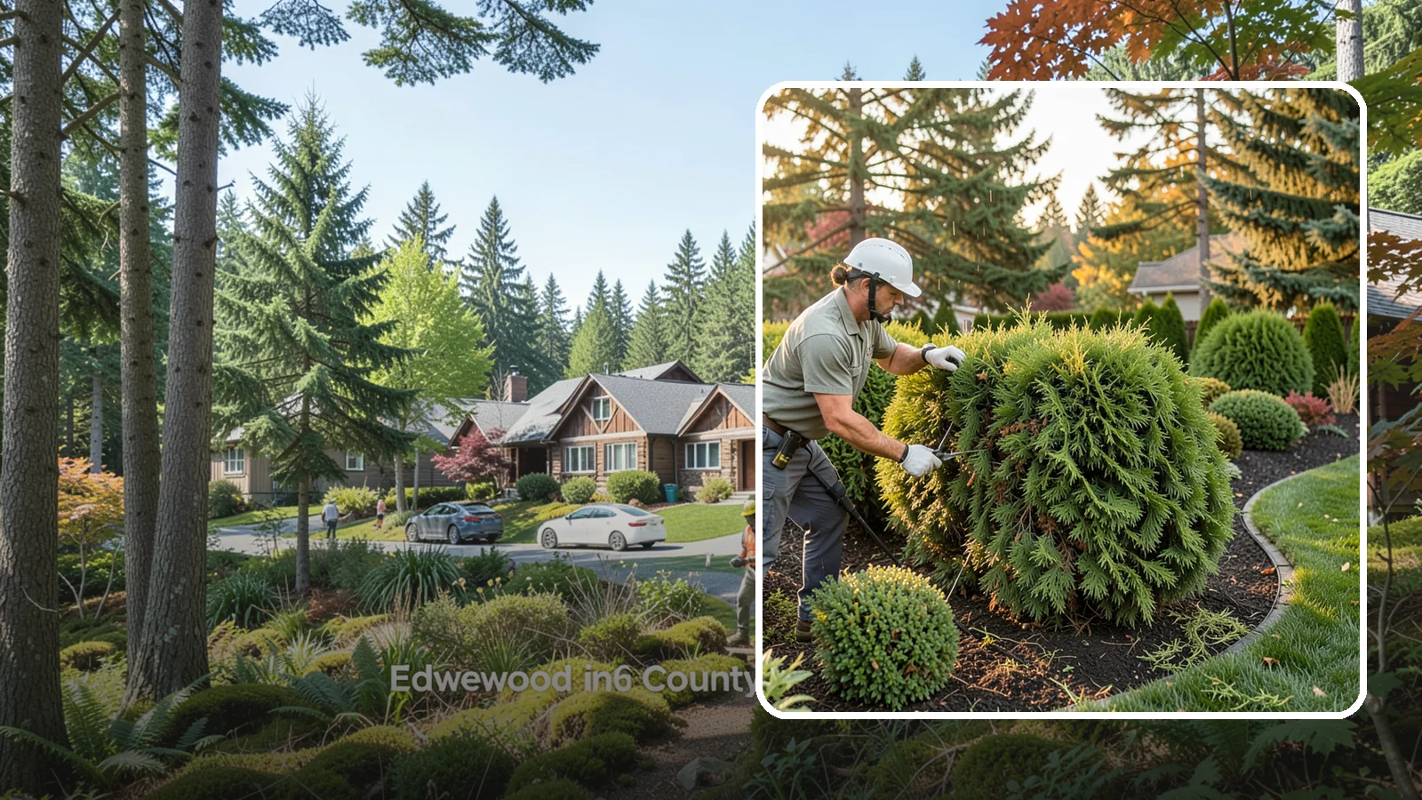 Cedar Hedge Trimming in Edgewood, Pierce County, WA - Attentive cedar hedge trimming that keeps this Northwest-native evergreen dense, aromatic, and free of the brown gaps that never...