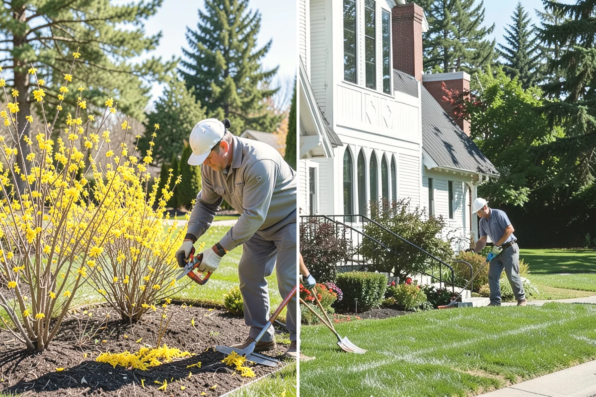 Cedar Hedge Trimming in Edgewood, Pierce County, WA - Inspect for snow splay, inner dieback, and moss