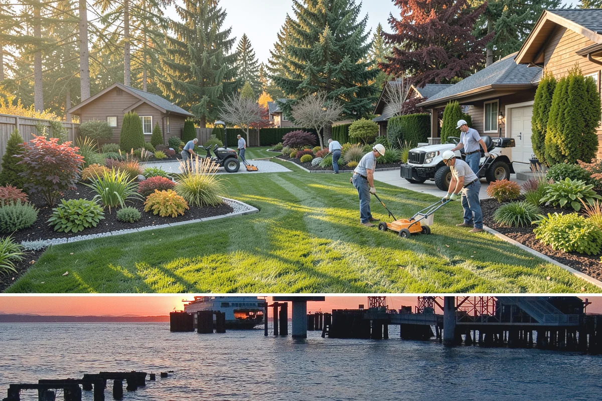Cedar Hedge Trimming in Edmonds, Snohomish County, WA - Trim in late spring after new growth hardens and again in early fall before the wet season and snow arrive.