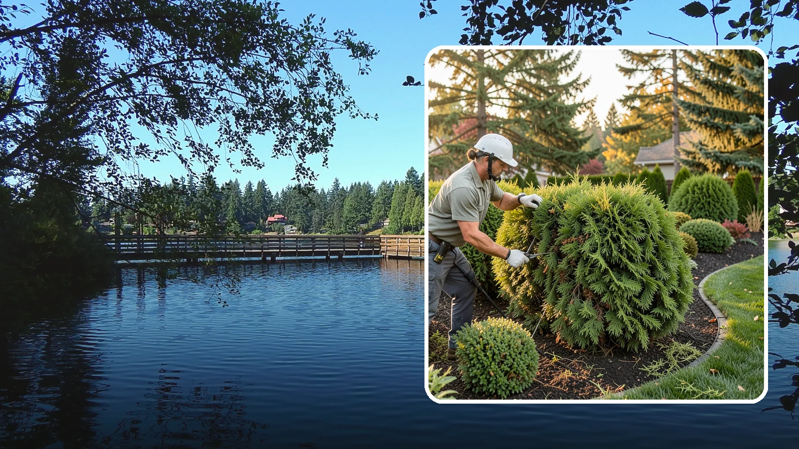 Cedar Hedge Trimming in Federal Way, King County, WA - Attentive cedar hedge trimming that keeps this Northwest-native evergreen dense, aromatic, and free of the brown gaps that never...