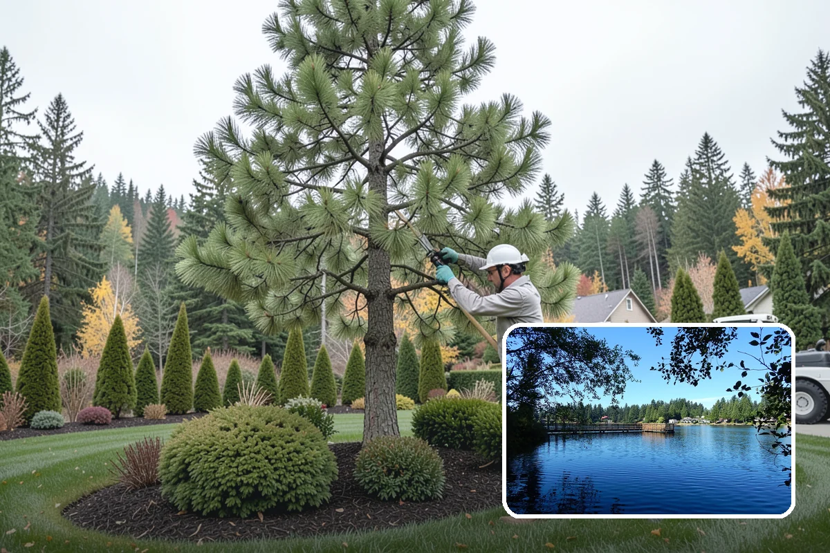 Cedar Hedge Trimming in Federal Way, King County, WA - Keeps native cedar dense, soft, and aromatic