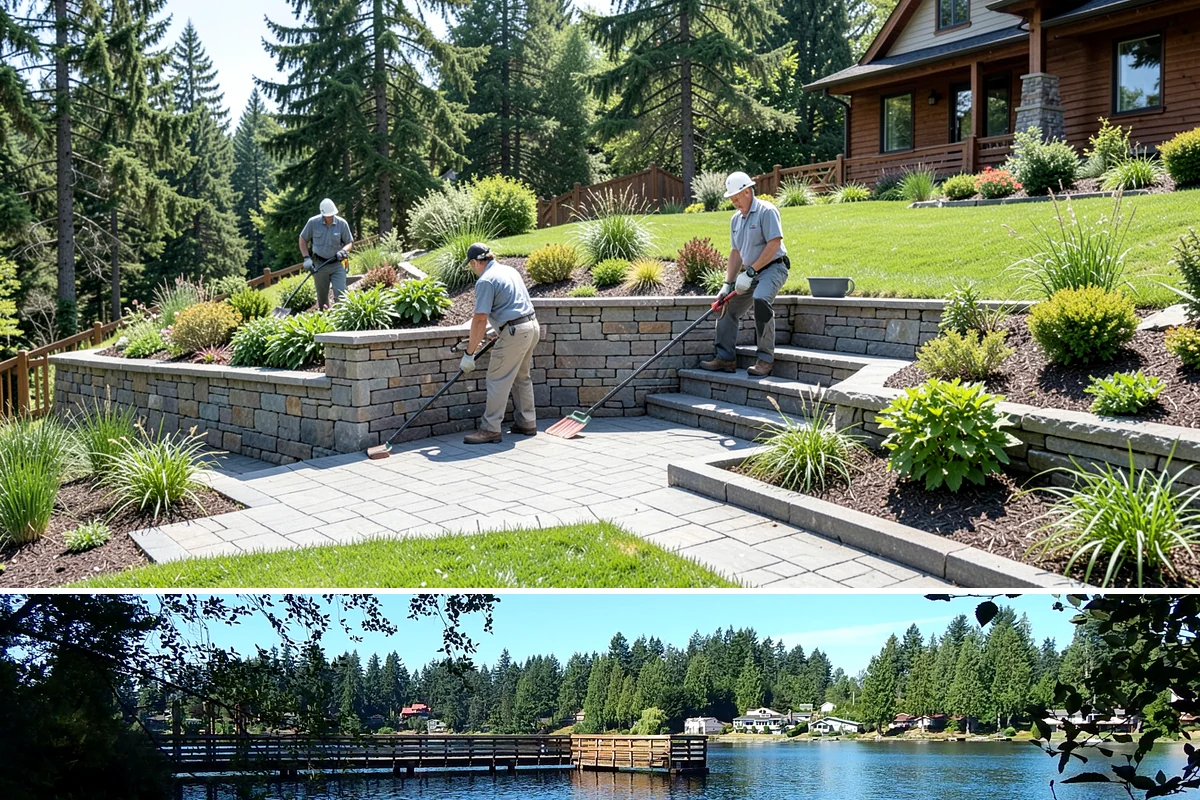 Cedar Hedge Trimming in Federal Way, King County, WA - Trim in late spring after new growth hardens and again in early fall before the wet season and snow arrive.
