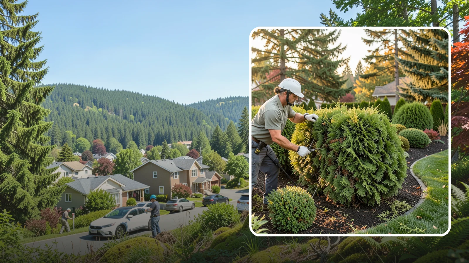 Cedar Hedge Trimming in Index, Snohomish County, WA - Attentive cedar hedge trimming that keeps this Northwest-native evergreen dense, aromatic, and free of the brown gaps that never...