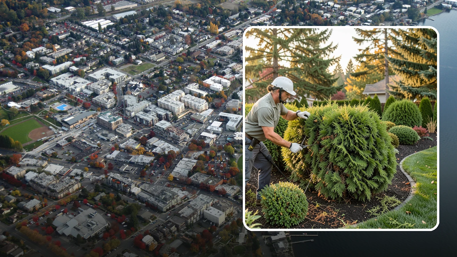 Cedar Hedge Trimming in Kirkland, King County, WA - Attentive cedar hedge trimming that keeps this Northwest-native evergreen dense, aromatic, and free of the brown gaps that never...