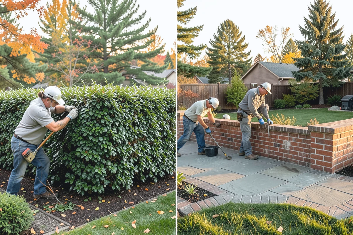 Cedar Hedge Trimming in Marysville, Snohomish County, WA - Inspect for snow splay, inner dieback, and moss