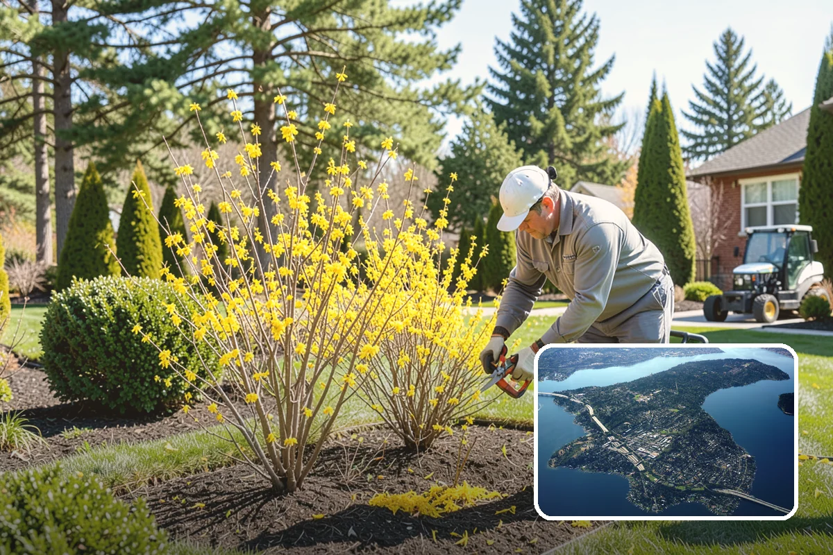 Cedar Hedge Trimming in Mercer Island, King County, WA - Keeps native cedar dense, soft, and aromatic