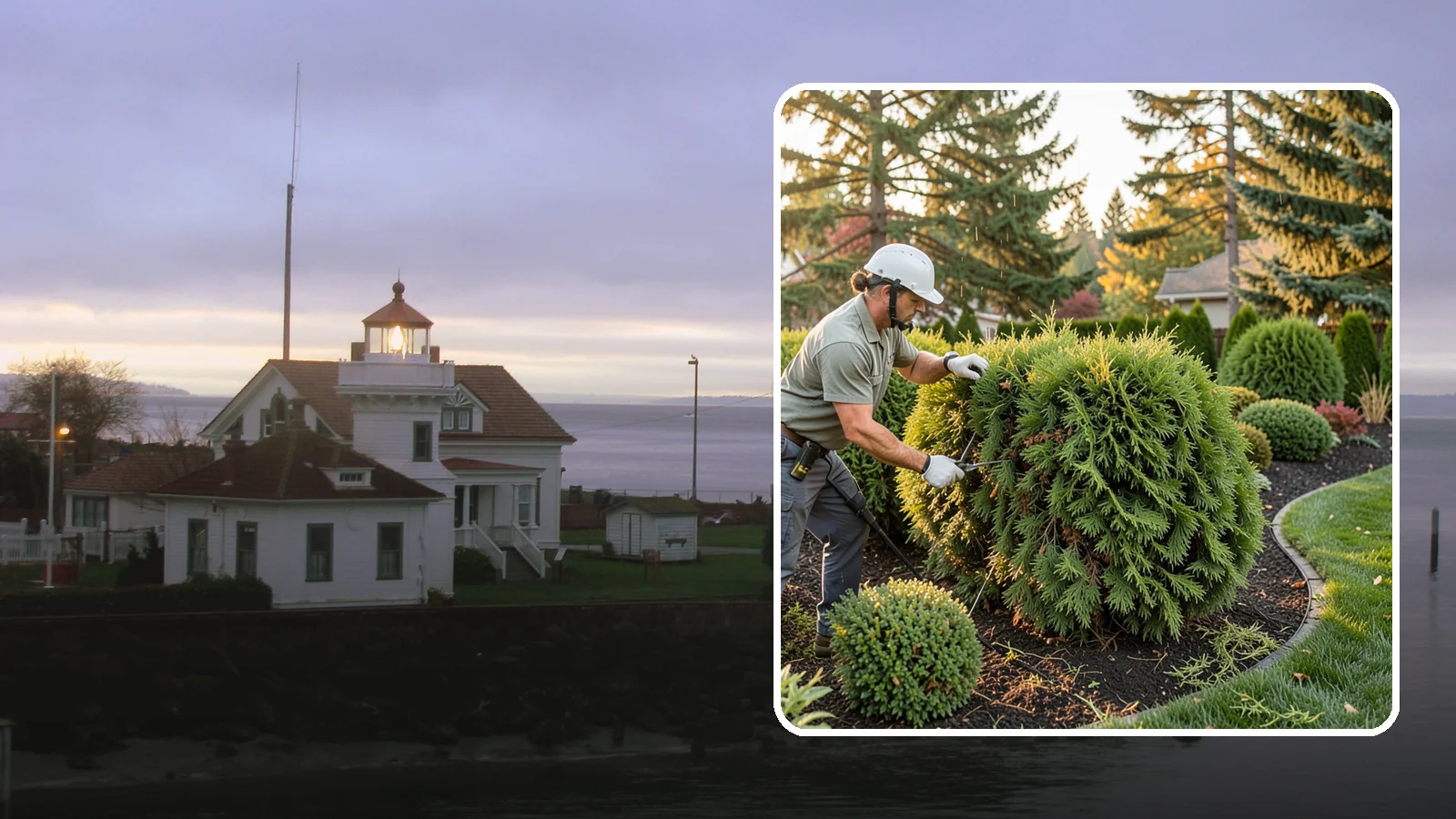 Cedar Hedge Trimming in Mukilteo, Snohomish County, WA - Attentive cedar hedge trimming that keeps this Northwest-native evergreen dense, aromatic, and free of the brown gaps that never...