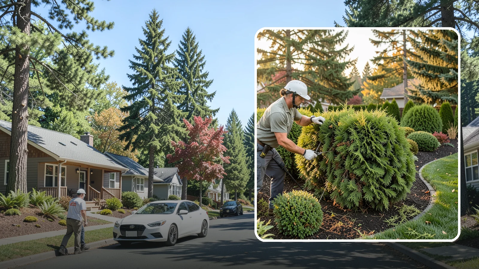 Cedar Hedge Trimming in Orting, Pierce County, WA - Attentive cedar hedge trimming that keeps this Northwest-native evergreen dense, aromatic, and free of the brown gaps that never...