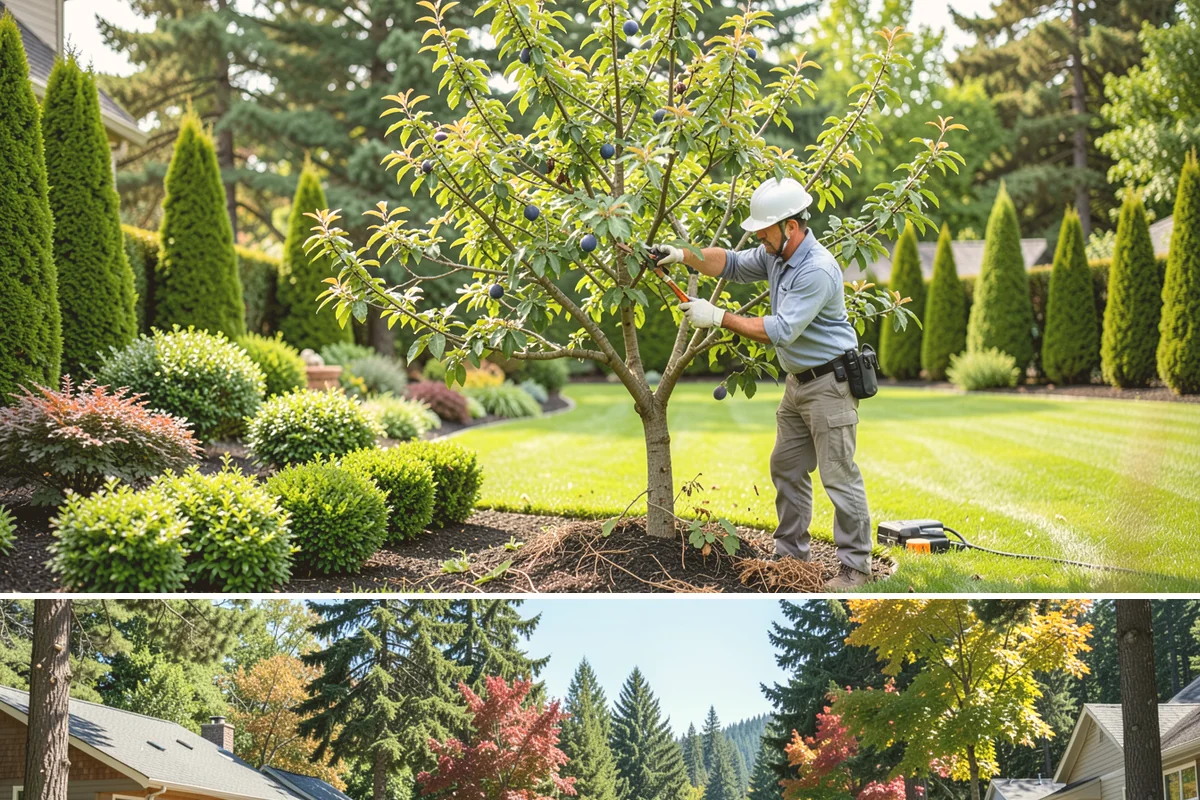 Cedar Hedge Trimming in Orting, Pierce County, WA - Trim in late spring after new growth hardens and again in early fall before the wet season and snow arrive.