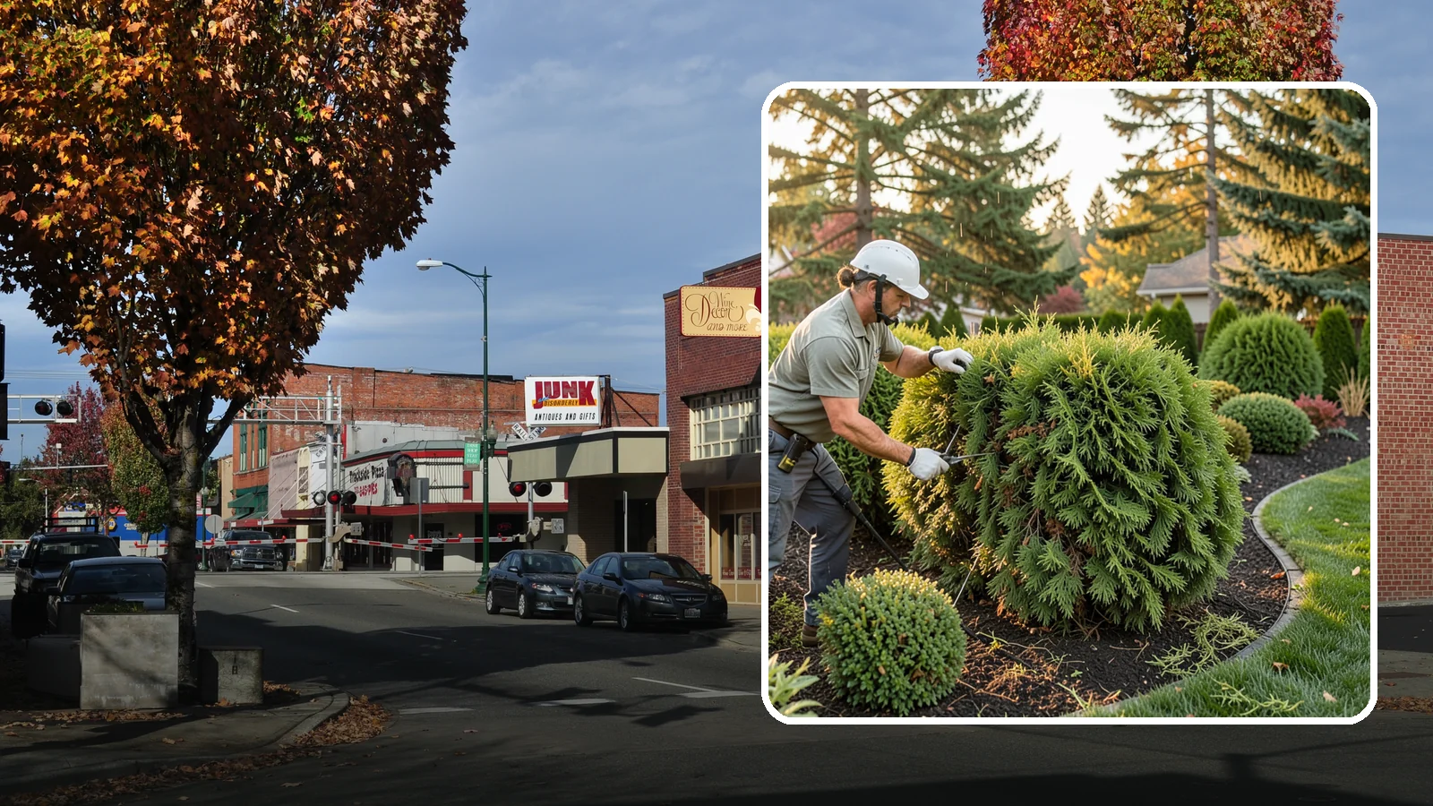 Cedar Hedge Trimming in Puyallup, Pierce County, WA - Attentive cedar hedge trimming that keeps this Northwest-native evergreen dense, aromatic, and free of the brown gaps that never...