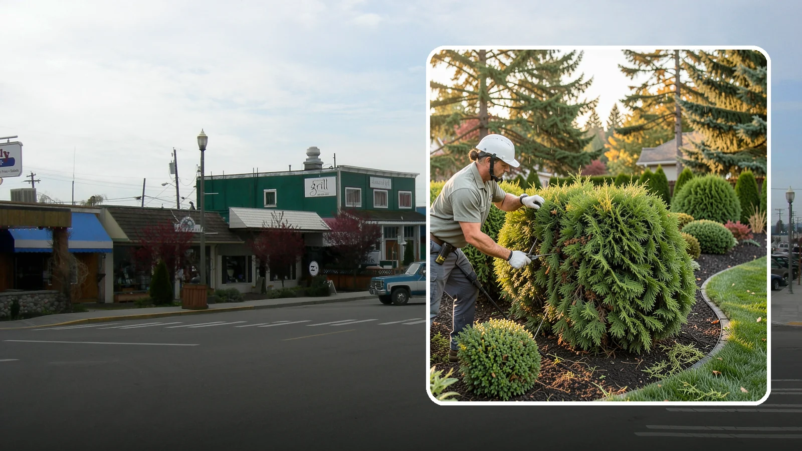 Cedar Hedge Trimming in Stanwood, Snohomish County, WA - Attentive cedar hedge trimming that keeps this Northwest-native evergreen dense, aromatic, and free of the brown gaps that never...