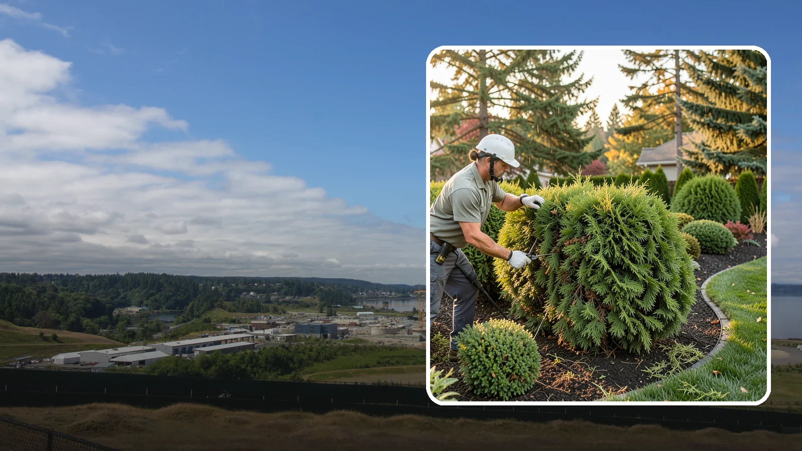 Cedar Hedge Trimming in University Place, Pierce County, WA - Attentive cedar hedge trimming that keeps this Northwest-native evergreen dense, aromatic, and free of the brown gaps that never...