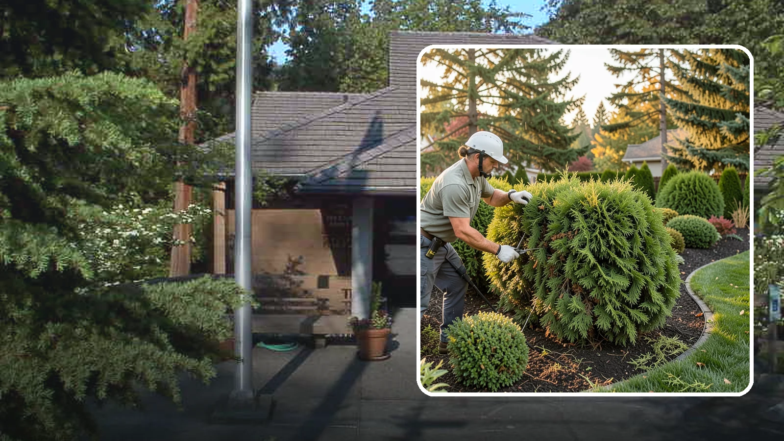 Cedar Hedge Trimming in Yarrow Point, King County, WA - Attentive cedar hedge trimming that keeps this Northwest-native evergreen dense, aromatic, and free of the brown gaps that never...