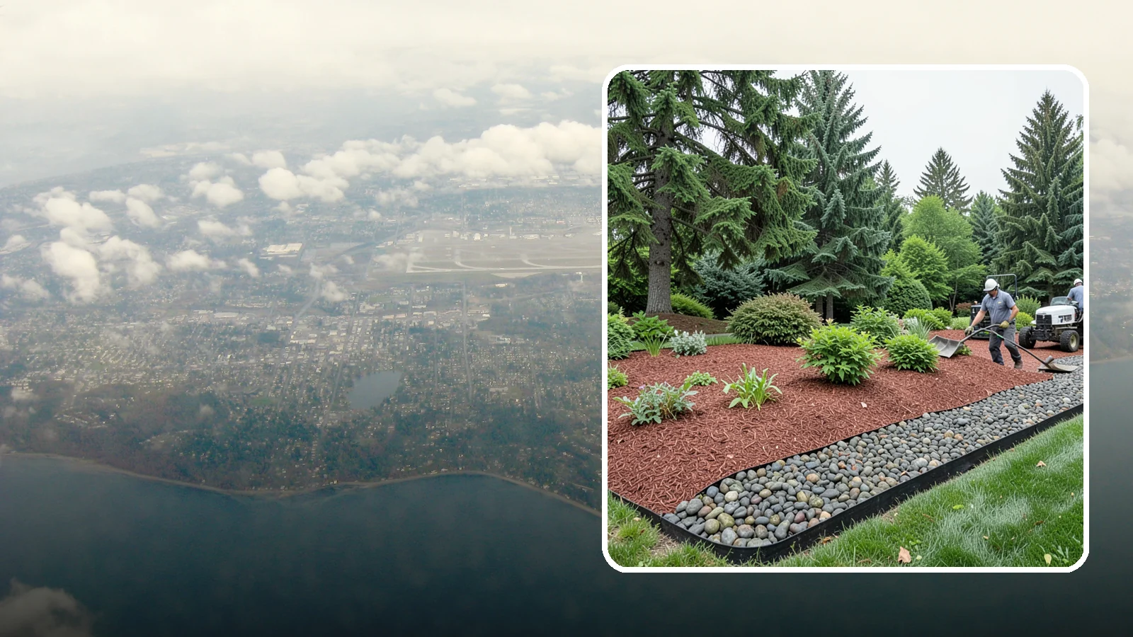 Cedar Mulch Installation in Burien, King County, WA - We install aromatic Western red cedar mulch that resists decay and keeps Puget Sound beds tidy through the wet season.