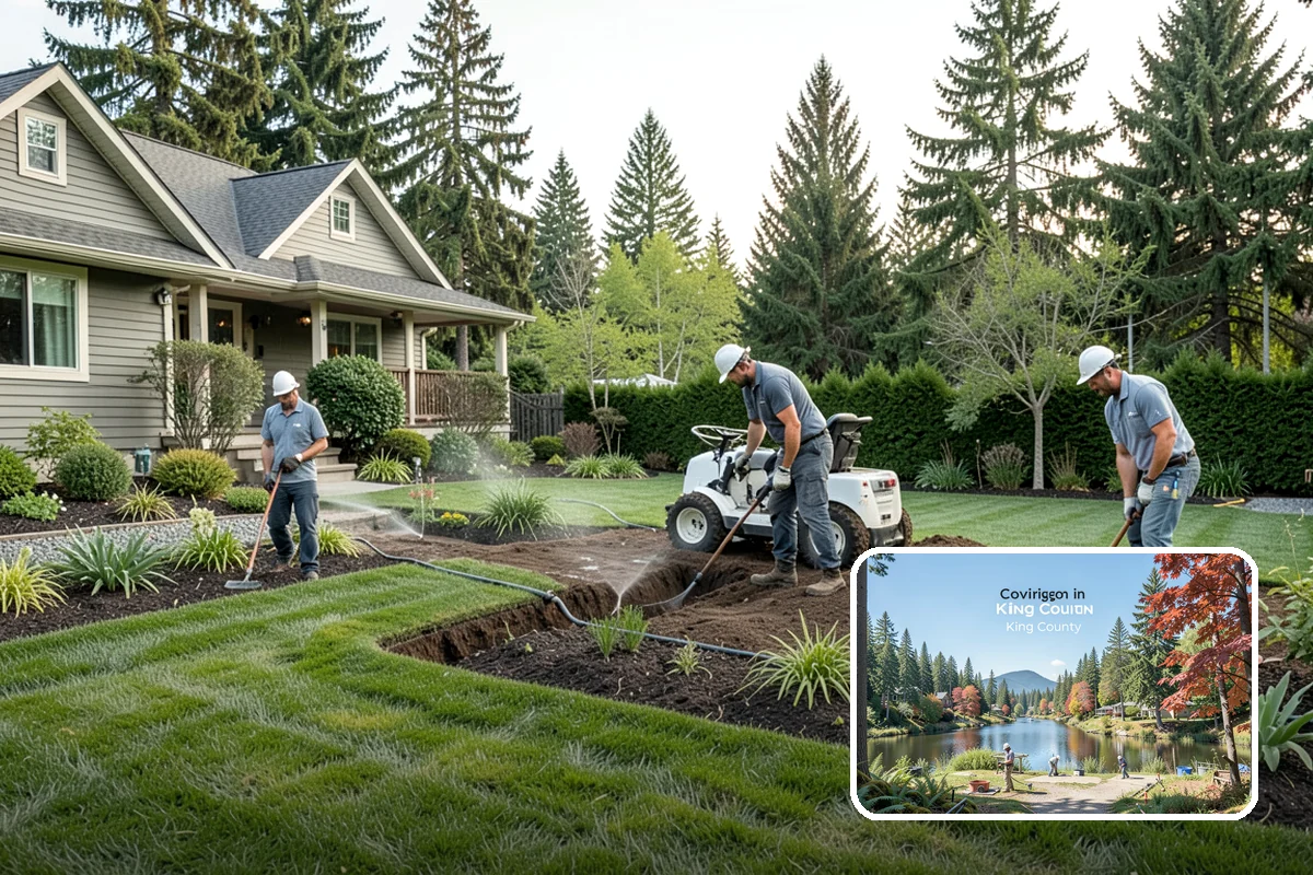 Cedar Mulch Installation in Covington, King County, WA - Long-lasting resistance to rot in wet PNW conditions