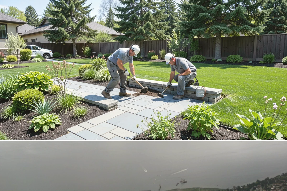 Cedar Mulch Installation in Des Moines, King County, WA - Cedar is best refreshed in early spring before growth flushes or in fall to armor beds against winter rains, both ideal in our...