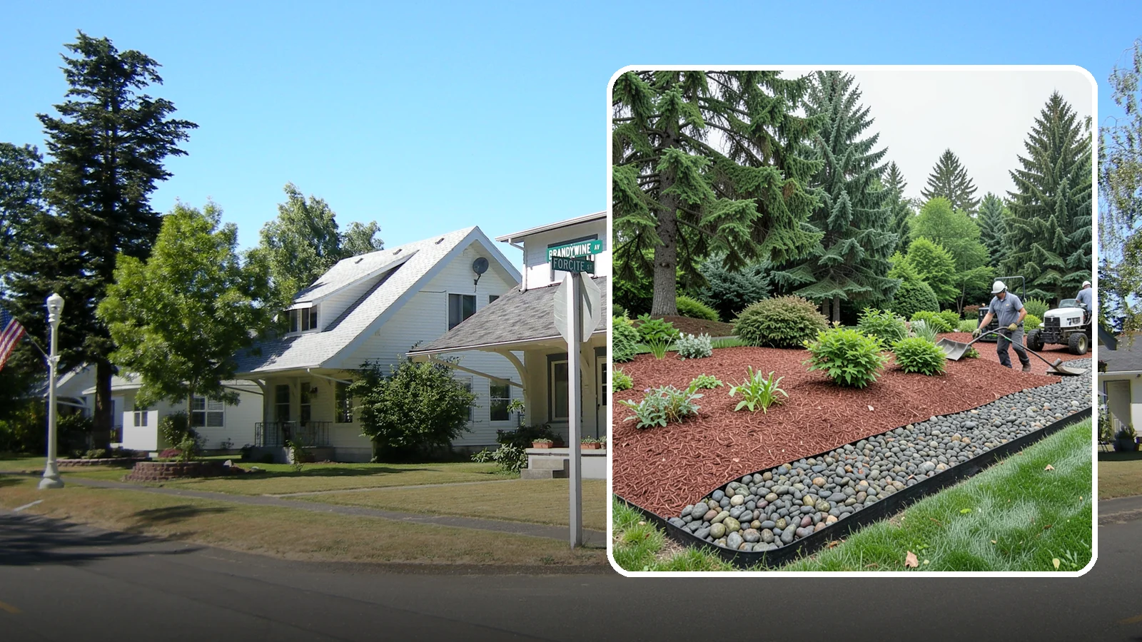 Cedar Mulch Installation in DuPont, Pierce County, WA - We install aromatic Western red cedar mulch that resists decay and keeps Puget Sound beds tidy through the wet season.