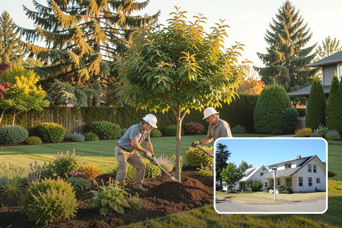Cedar Mulch Installation in DuPont, Pierce County, WA - Long-lasting resistance to rot in wet PNW conditions