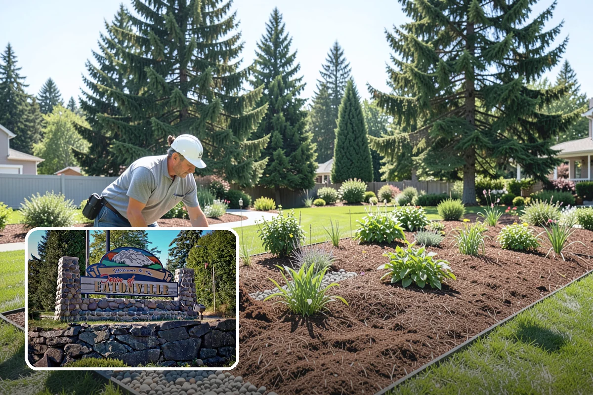 Cedar Mulch Installation in Eatonville, Pierce County, WA - Long-lasting resistance to rot in wet PNW conditions
