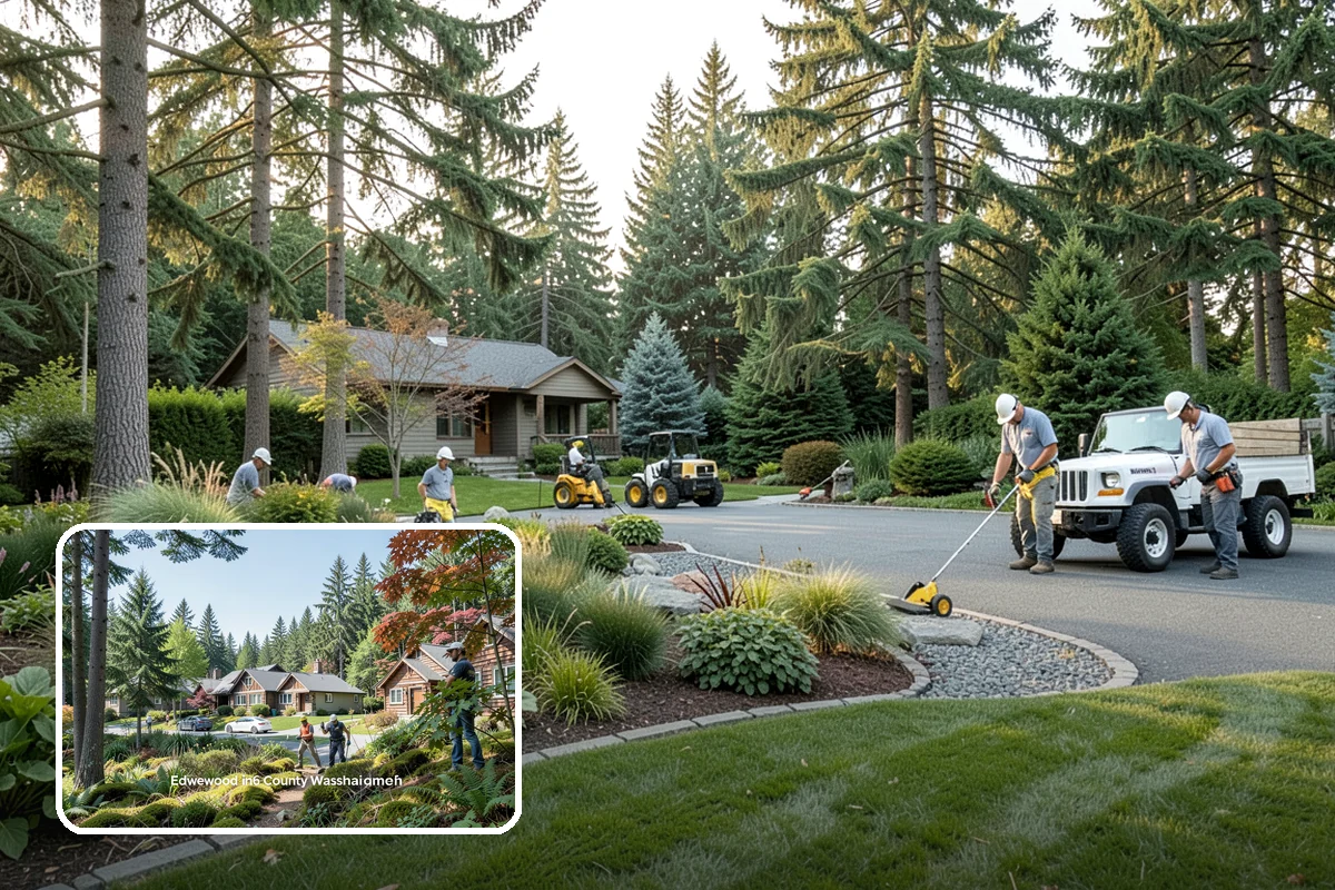 Cedar Mulch Installation in Edgewood, Pierce County, WA - Long-lasting resistance to rot in wet PNW conditions