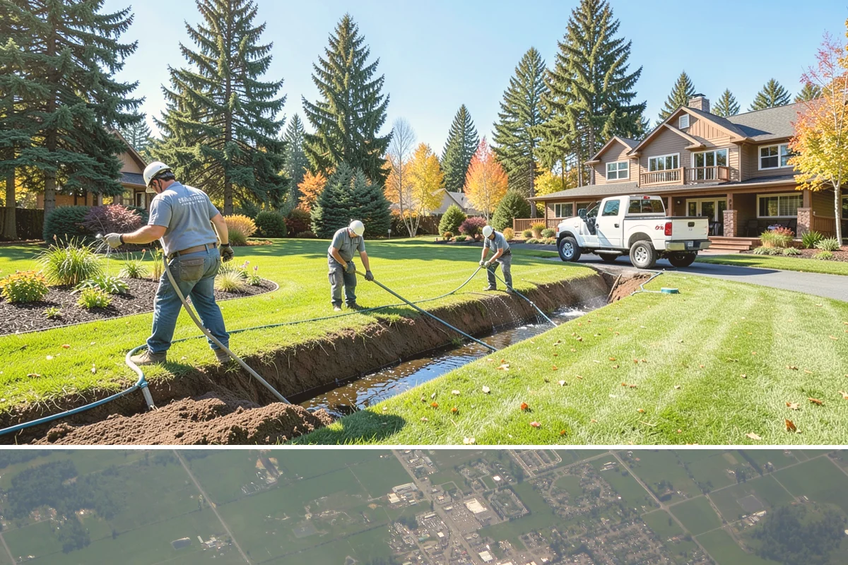 Cedar Mulch Installation in Enumclaw, King County, WA - Cedar is best refreshed in early spring before growth flushes or in fall to armor beds against winter rains, both ideal in our...