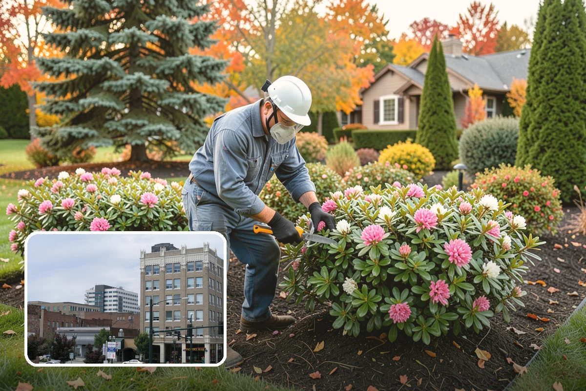 Cedar Mulch Installation in Everett, Snohomish County, WA - Long-lasting resistance to rot in wet PNW conditions