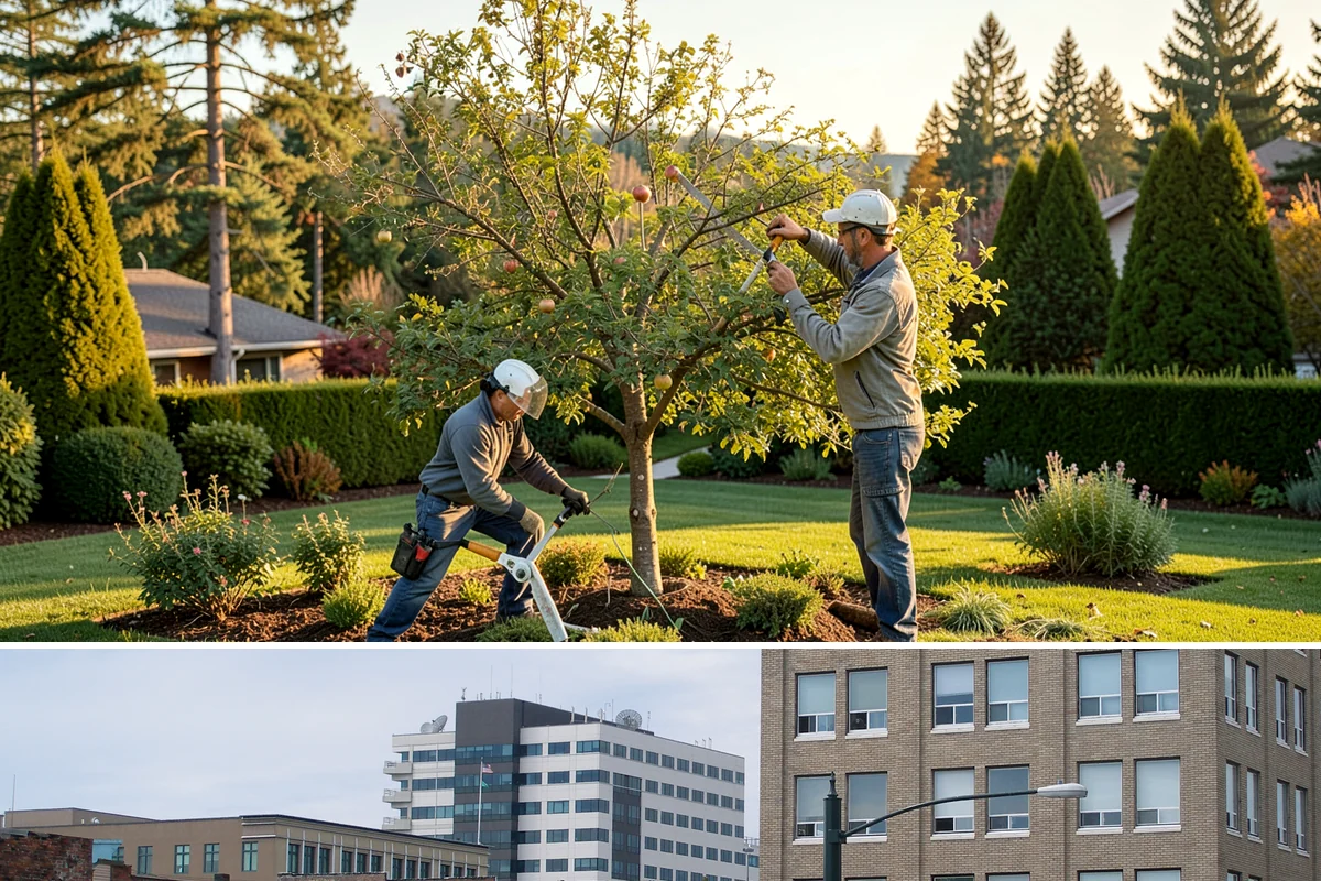 Cedar Mulch Installation in Everett, Snohomish County, WA - Cedar is best refreshed in early spring before growth flushes or in fall to armor beds against winter rains, both ideal in our...