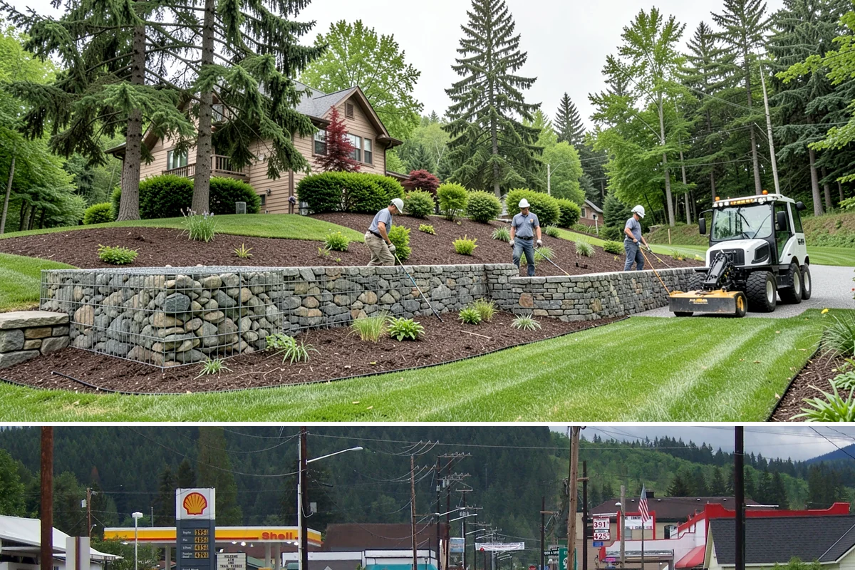 Cedar Mulch Installation in Granite Falls, Snohomish County, WA - Cedar is best refreshed in early spring before growth flushes or in fall to armor beds against winter rains, both ideal in our...