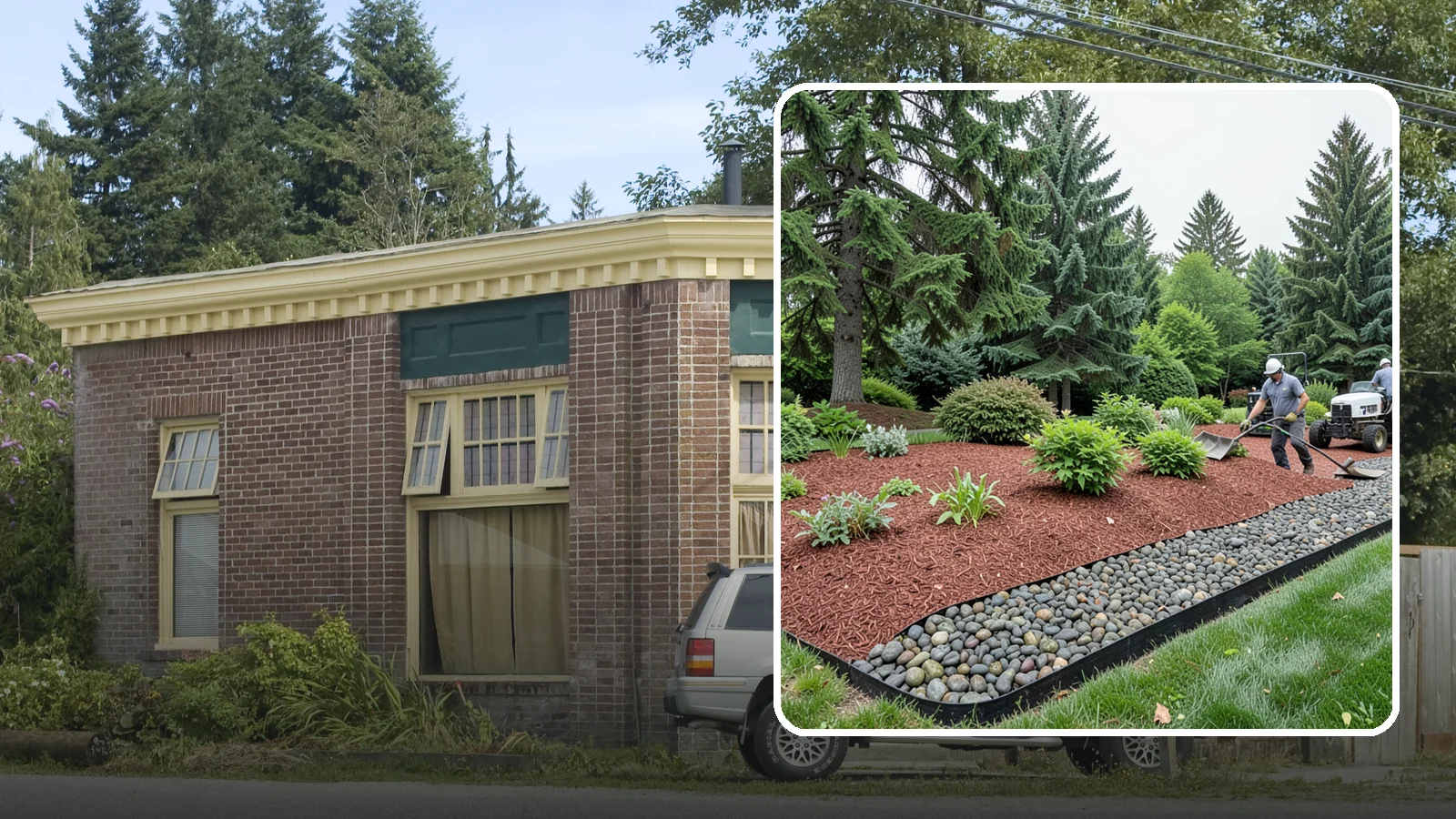 Cedar Mulch Installation in Hamilton, Skagit County, WA - We install aromatic Western red cedar mulch that resists decay and keeps Puget Sound beds tidy through the wet season.