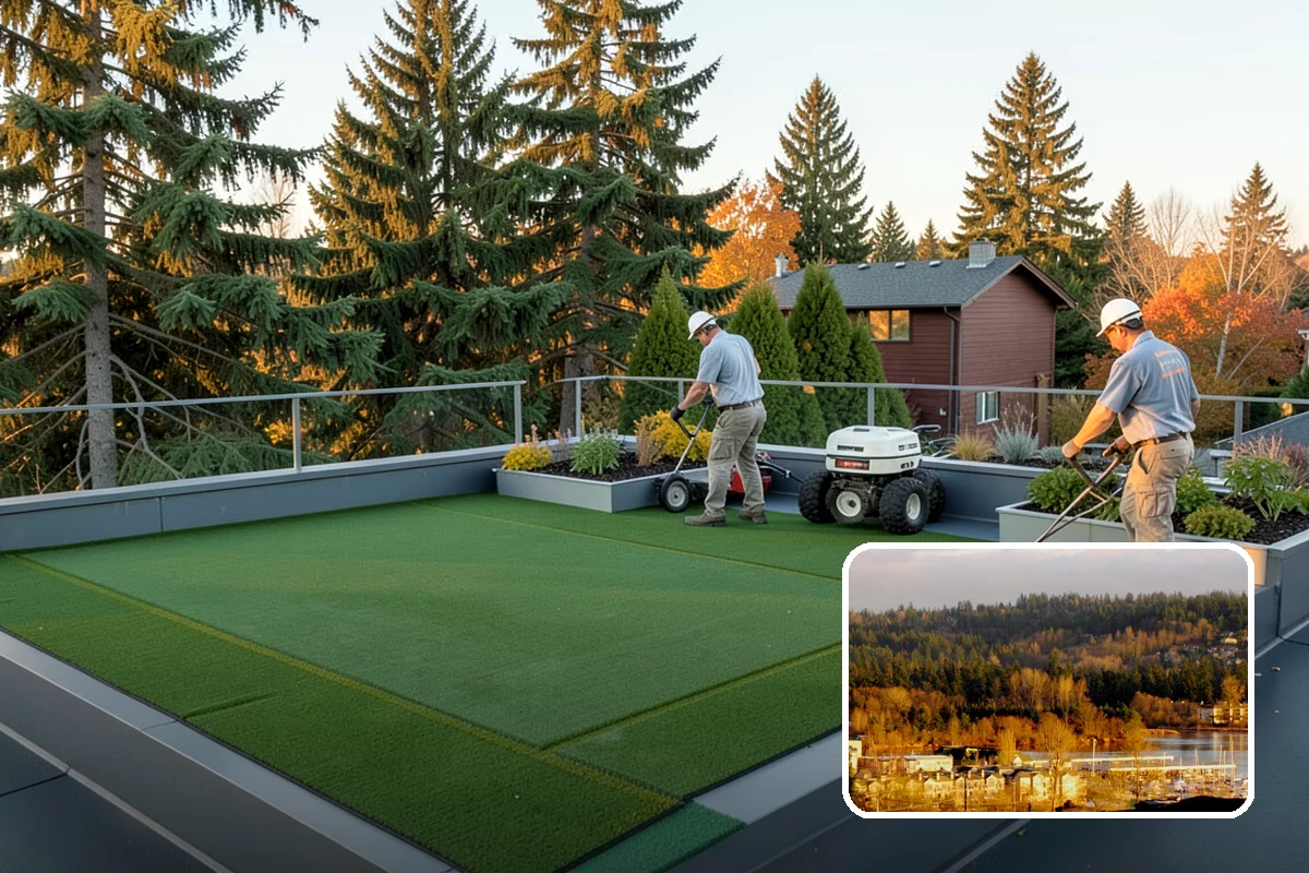 Cedar Mulch Installation in Kenmore, King County, WA - Long-lasting resistance to rot in wet PNW conditions