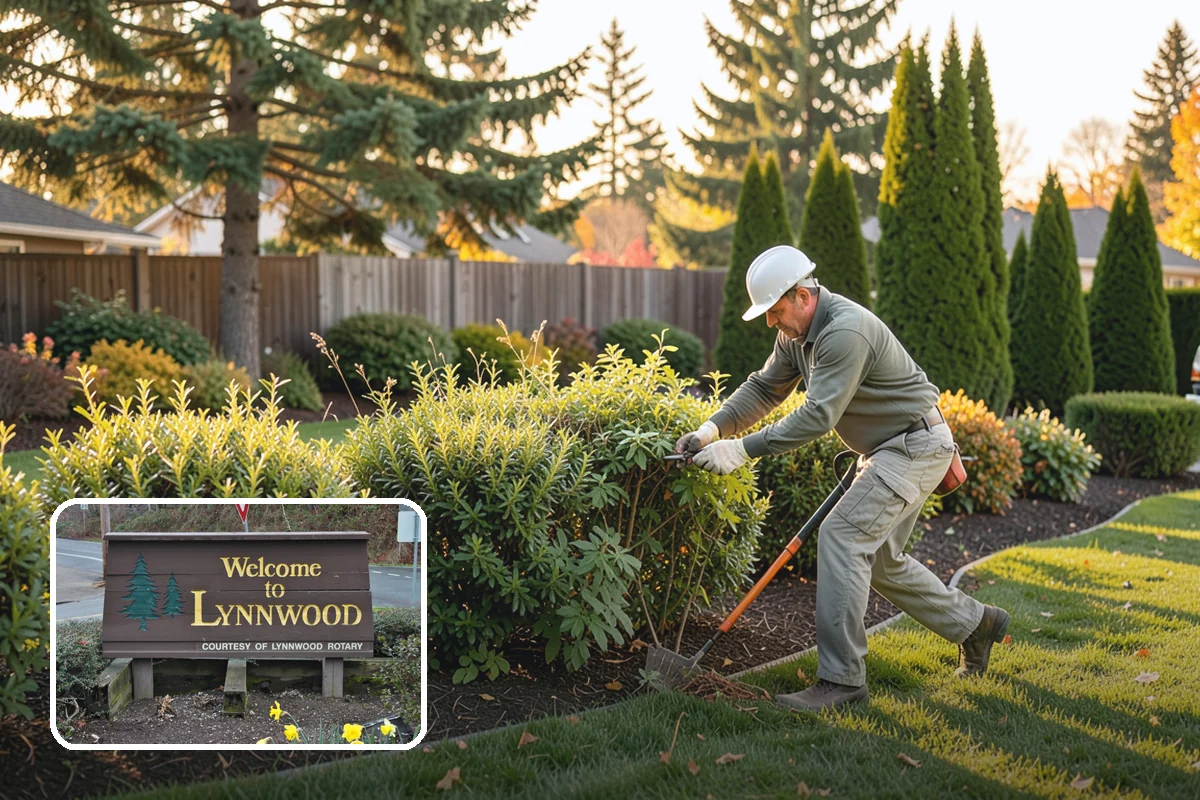 Cedar Mulch Installation in Lynnwood, Snohomish County, WA - Long-lasting resistance to rot in wet PNW conditions