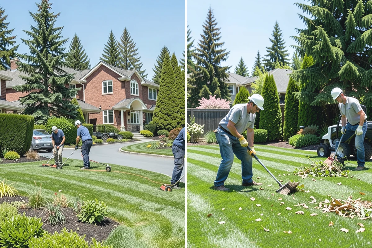 Cedar Mulch Installation in Marysville, Snohomish County, WA - Walk the property to measure bed square footage and note drainage and slope