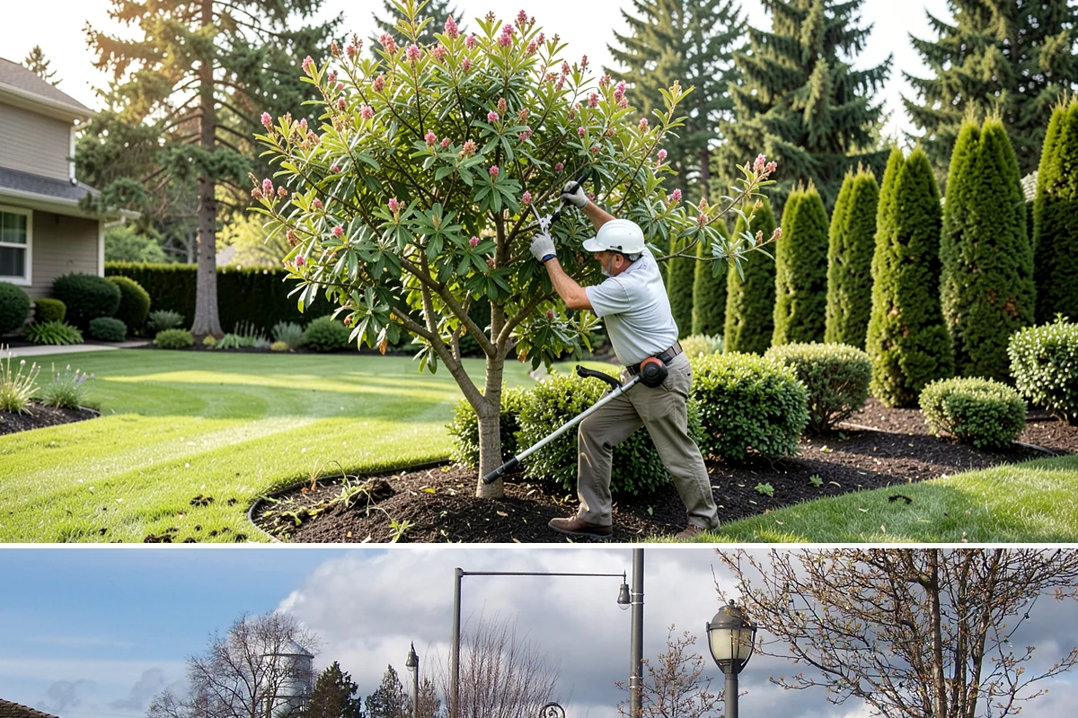Cedar Mulch Installation in Marysville, Snohomish County, WA - Cedar is best refreshed in early spring before growth flushes or in fall to armor beds against winter rains, both ideal in our...