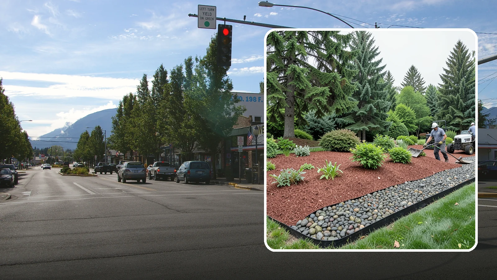 Cedar Mulch Installation in North Bend, King County, WA - We install aromatic Western red cedar mulch that resists decay and keeps Puget Sound beds tidy through the wet season.