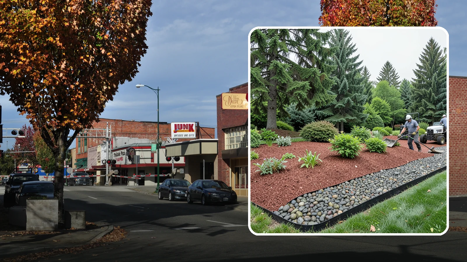 Cedar Mulch Installation in Puyallup, Pierce County, WA - We install aromatic Western red cedar mulch that resists decay and keeps Puget Sound beds tidy through the wet season.