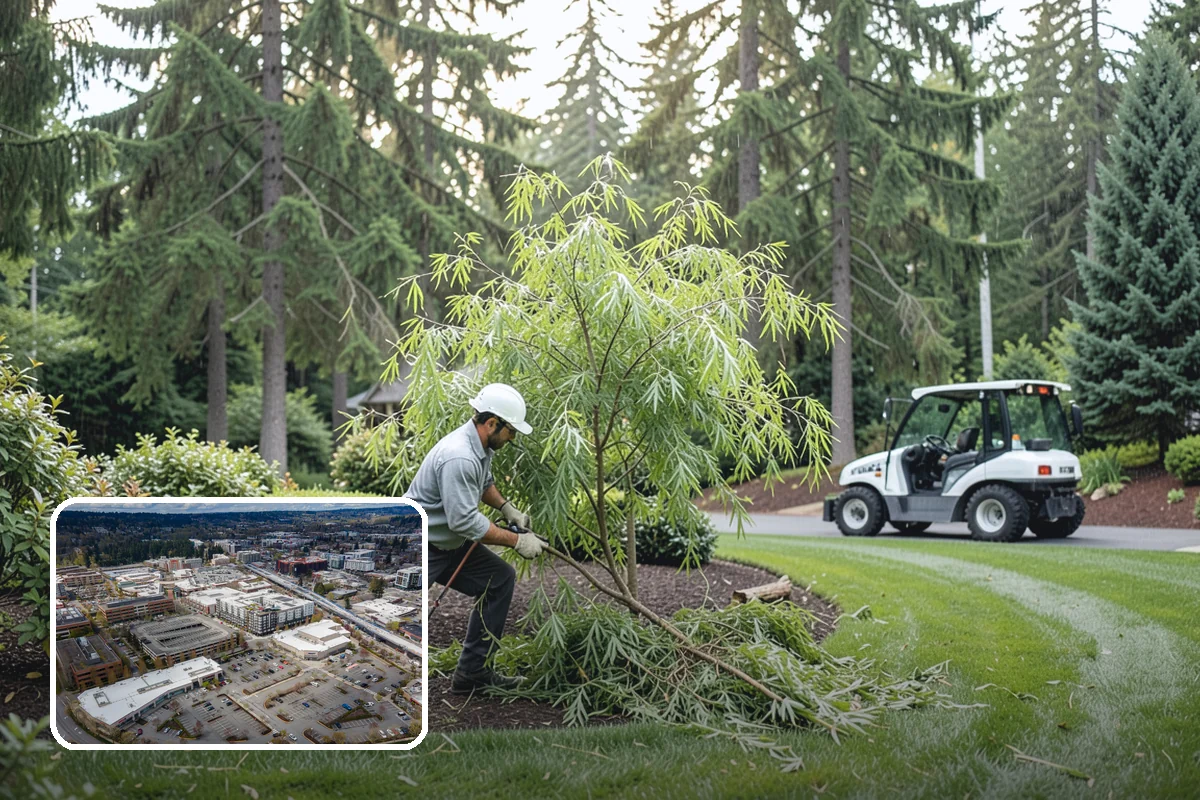 Cedar Mulch Installation in Redmond, King County, WA - Long-lasting resistance to rot in wet PNW conditions